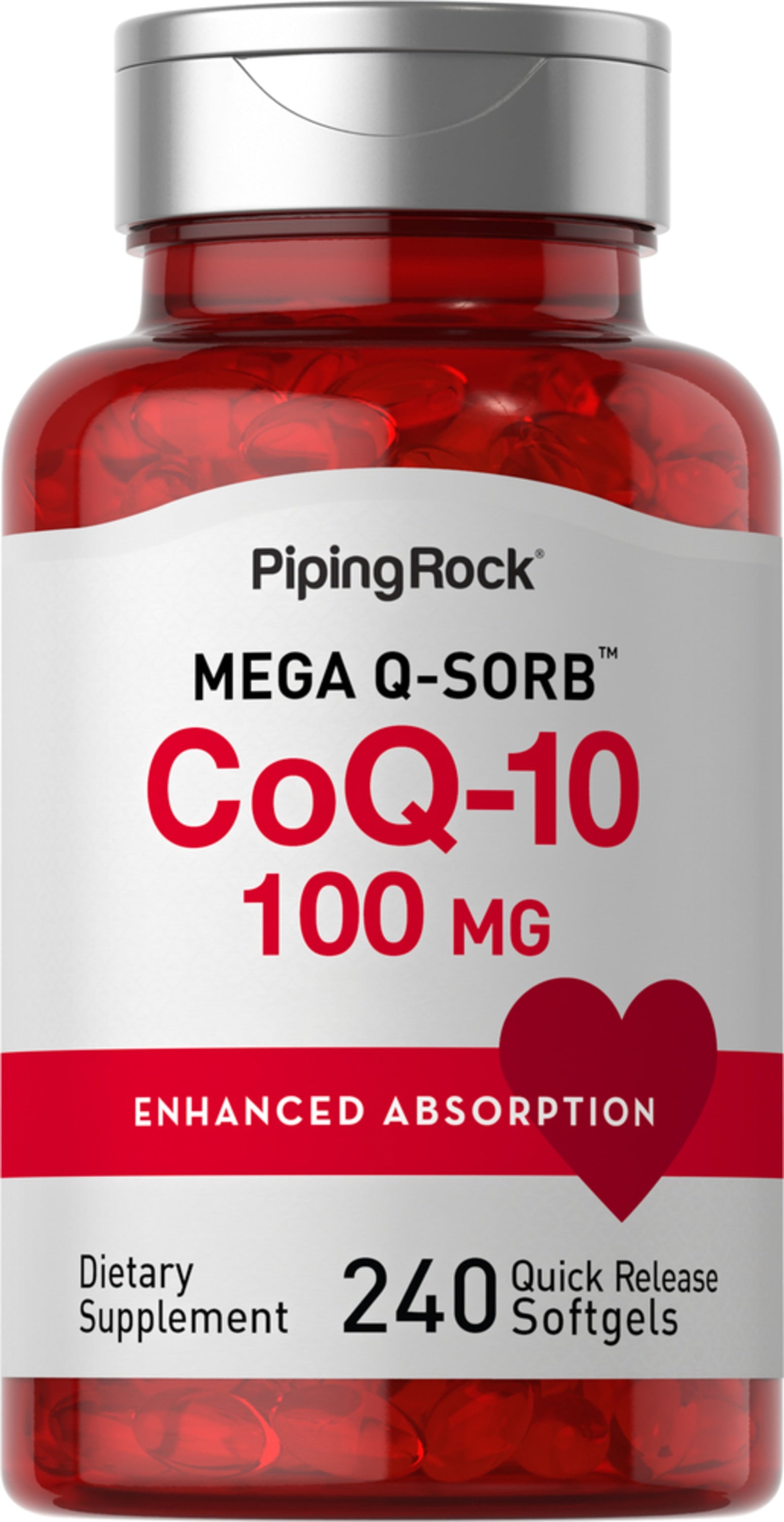 CoQ10 100 mg 240 Softgele mit schneller Freisetzung